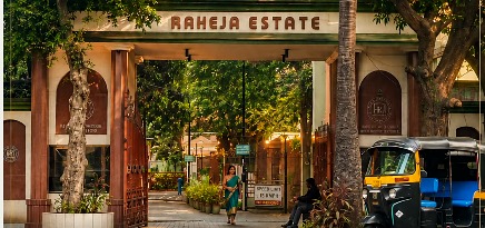 Raheja Estate entrance